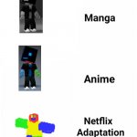 It do be true tho | image tagged in manga anime netflix adaption | made w/ Imgflip meme maker