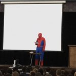 Spiderman Presentation meme