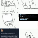 Wholesome meme | image tagged in man crying at computer | made w/ Imgflip meme maker