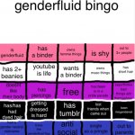 genderfluid bingo