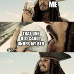 why did I do that? | ME; THAT ONE OLD CANDY UNDER MY BED | image tagged in jack licks a white smooth rock | made w/ Imgflip meme maker