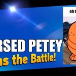 petey cursed join battle | CURSED PETEY | image tagged in joins the battle | made w/ Imgflip meme maker