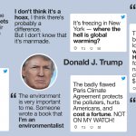Donald Trump climate tweets