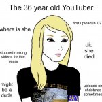 36 year old Youtuber