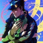 Jotaro hug