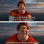 No Queen of England - Megamind template