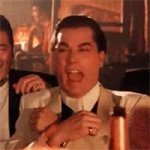 Goodfellas laughing GIF Template
