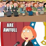 hehehehaw | ROBLOX SLENDERS; ARE AWFULL | image tagged in lois griffin family guy,memes,funny | made w/ Imgflip meme maker