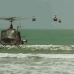 Apocalypse Now Helicopters Hueys Helos beach meme