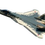 Russian Sukhoi jet transparent