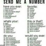 Send Me A Number One