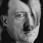 if you go to the school you want for free | IF HITLER GOT INTO; ART SCHOOL | image tagged in emo hitler | made w/ Imgflip meme maker