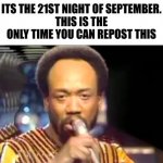 21st night of September