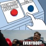 >:D | USE IMGFLIP AT SCHOOL USE IMGFLIP AT HOME EVERYBODY USING IMGFLIP | image tagged in robotnik button | made w/ Imgflip meme maker