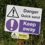 Quick Sand Danger meme