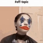 Clown Makeup GIF Template