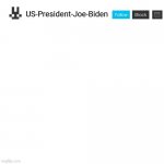 US-President-Joe-Biden announcement template meme