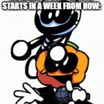 get your spooky memes ready | ME WHEN SPOOKY MONTH STARTS IN A WEEK FROM NOW: | image tagged in gifs,spooky month | made w/ Imgflip video-to-gif maker
