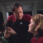 Q Janeway Star Trek Voyager PADD