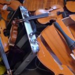 Broken violins template