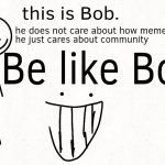 Be like bob template