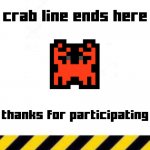crab line end (official version) meme