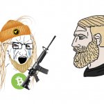 Libertarian Jesus vs Chad