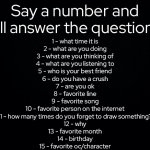 say a number meme