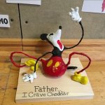 Father I crave cheddar | ART IN PUBLIC SCHOOLS: | image tagged in father i crave cheddar | made w/ Imgflip meme maker