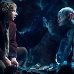 Bilbo and Gollum