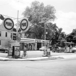 Old time gas station