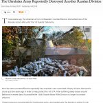 Ukrainians destroy another Russian division