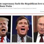 White supremacist Putin supporters