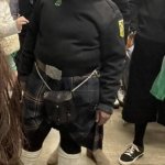 Lori Lightfoot in a kilt