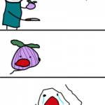 This onion wont make me cry meme