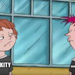 When Quackity Is No Longer Friends With GeorgeNotFound. | QUACKITY; GEORGENOTFOUND | image tagged in horrid henry | made w/ Imgflip meme maker