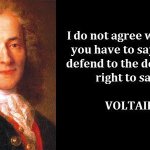 Voltaire quote Defend to the death