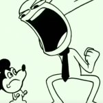 Man Slaps Mickey Mouse