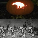 Who would make this? | image tagged in spooky scary skeletons have never seen such bullshit,memes,funny,pumpkin carving,dog poop | made w/ Imgflip meme maker
