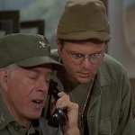 Colonel Potter On The Phone