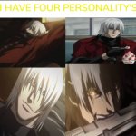 four brave personality's