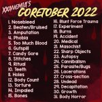 Goretober 2022 meme