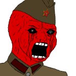 Fucking raged soviet wojak