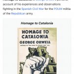 George Orwell Homage to Catalonia