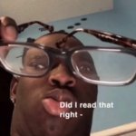 did i just ready that read