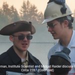 Commonwealth Discussion | Minuteman, Institute Scientist and Midget Raider discuss tactics.
Circa 2287 (Colorized) | image tagged in fallout 4 | made w/ Imgflip meme maker