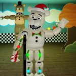 T pose freddy in christmas