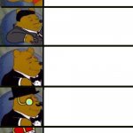 Winnie the Pooh 5 Panel meme