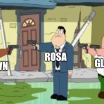 Dawn VS Rosa VS Gloria | ROSA; GLORIA; DAWN | image tagged in cleveland vs stan vs peter,memes,pokemon,girls,anime | made w/ Imgflip meme maker
