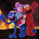 Learning arson with Elmo and friends template